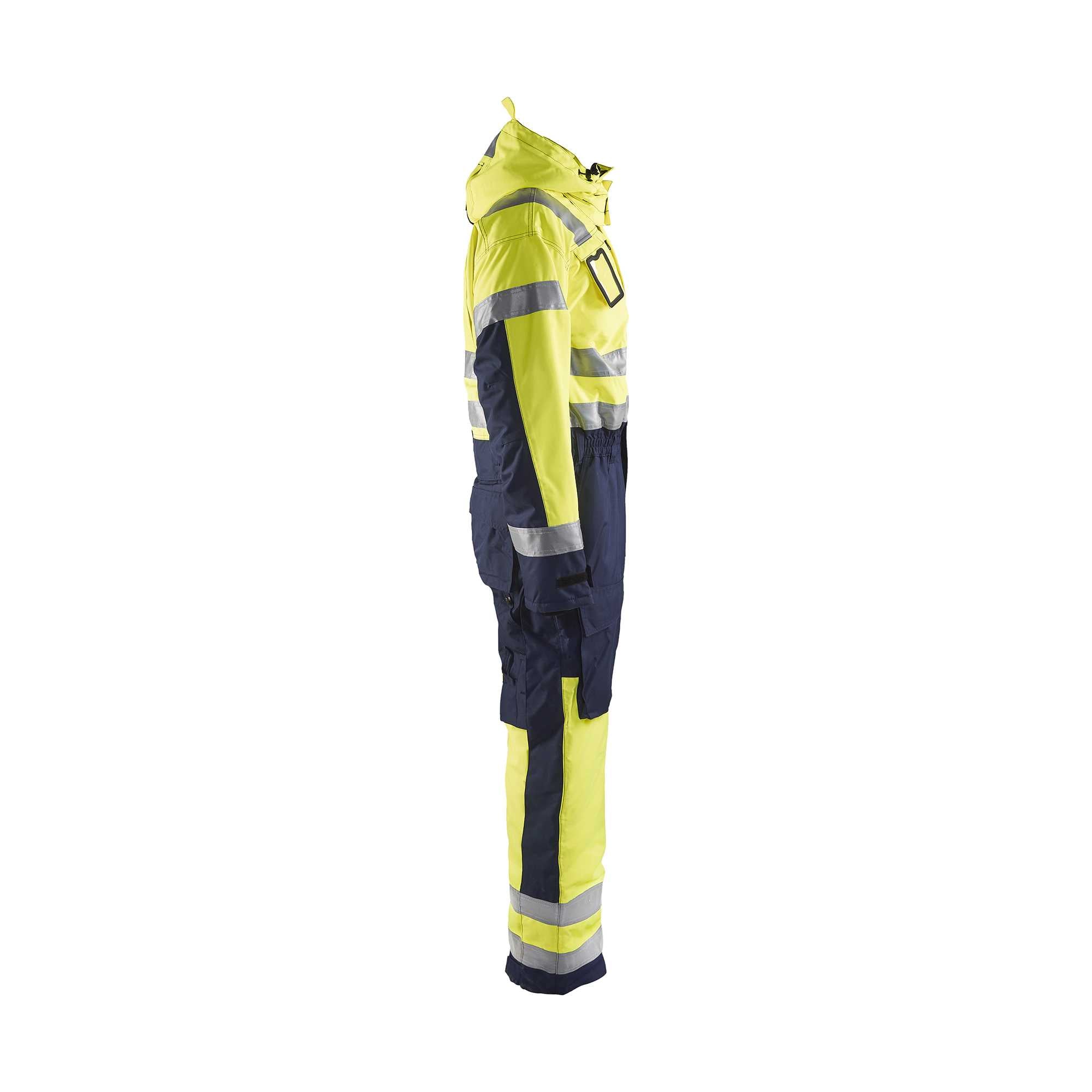 BLAKLADER 67631977 Hi Vis Winter Overall Hi Vis Reflective Work Overall Men - Waterproof